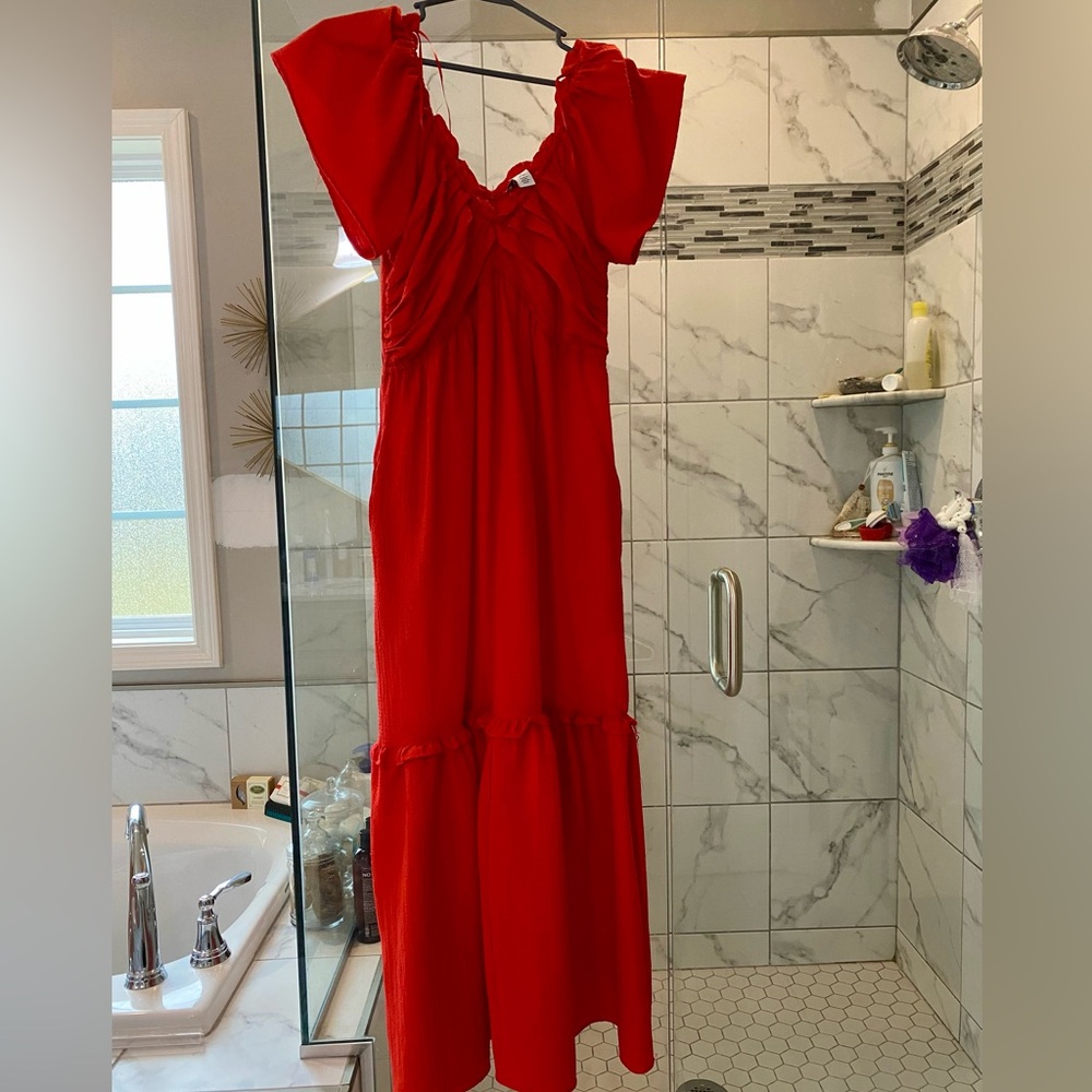 Sofia by Sofia Vergara Red Maxi Dress